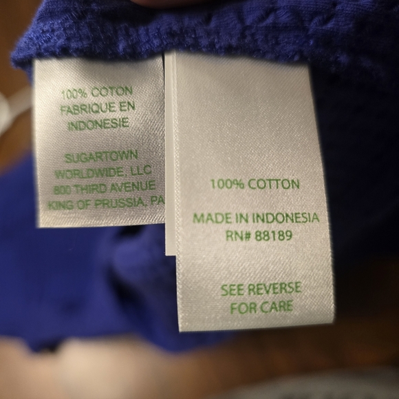 Lilly Pulitzer Coco short-sleeve shift dress size XL in a blue/purple - Picture 10 of 11